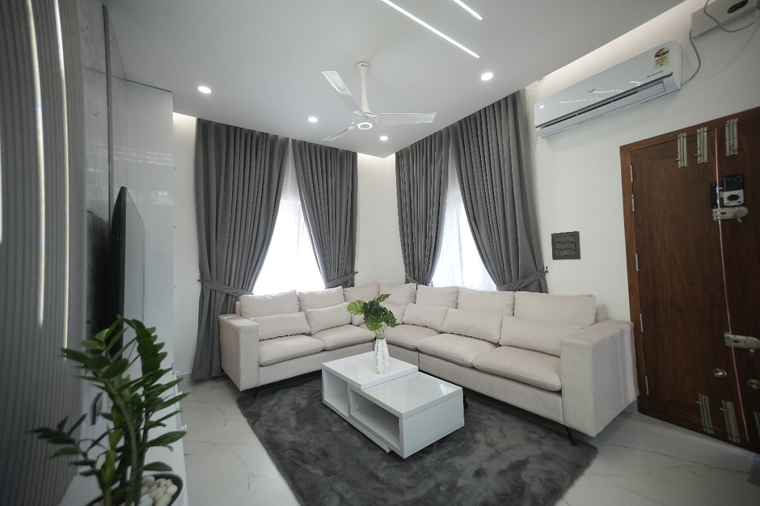 Living Room - House Designers in Alappuzha