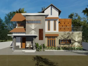 Turnkey villa construction in Trivandrum