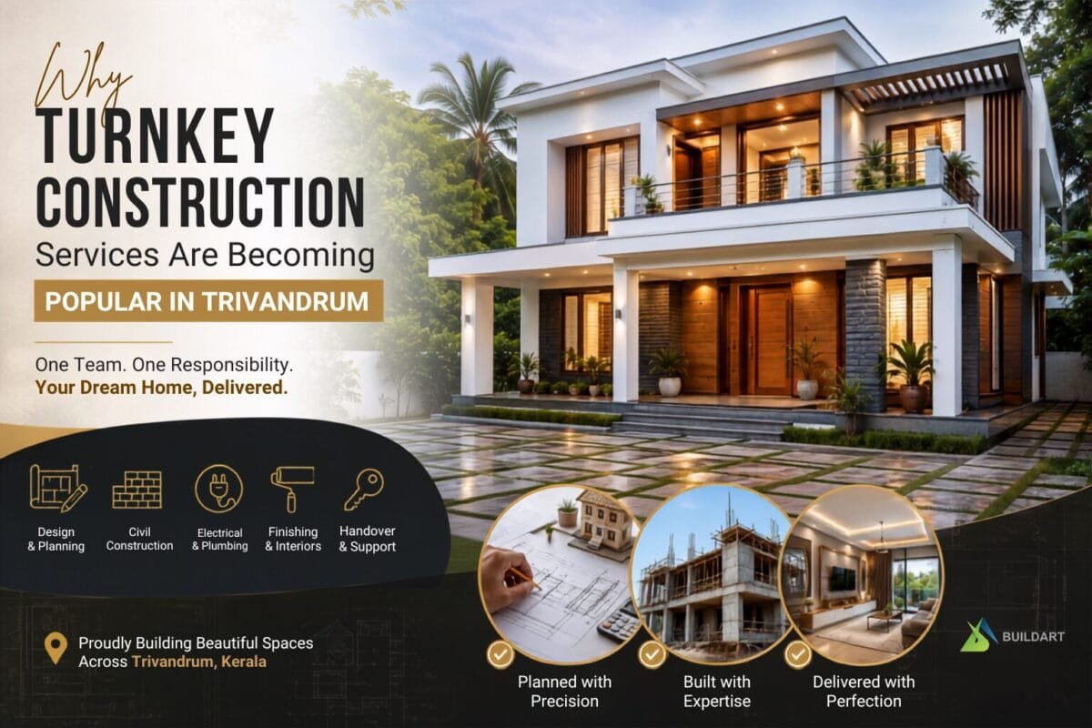 Why Turnkey Construction Services Are Becoming Popular in Trivandrum