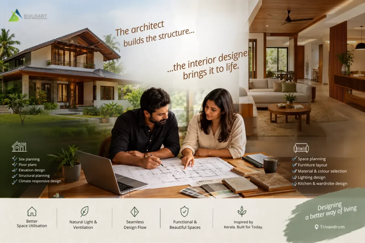 How Architects and Interior Designers Work Together in Modern Kerala Homes